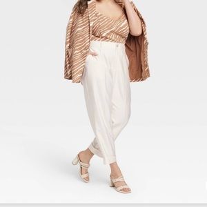 NWOT A NEW DAY Slim Fit Effortless Pintuck Ankle Pants